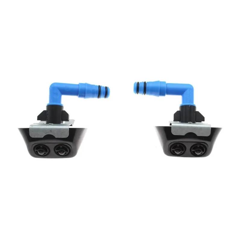 YYFHR Scheinwerferwaschdüse, passend for SAAB, 9-3 93 2003–2011 12803973 12803972 12805260 Sprühantrieb for die Reinigung der Frontscheinwerferpumpe Scheinwerfer-Reinigungssprühkopf(SET) von YYFHR