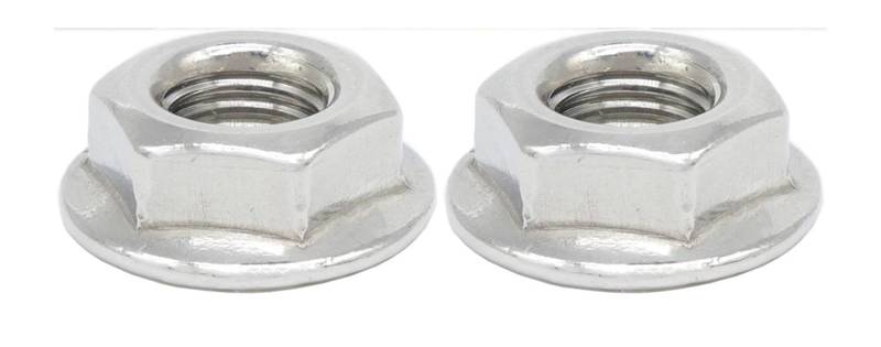 YYFHR Schraubverschluss for die Mutter der Frontscheibenwischerarme, passend for VW, passend for Lupo Fox 2005–2012 Frontscheibenwischerkappe(2Pcs Nut) von YYFHR
