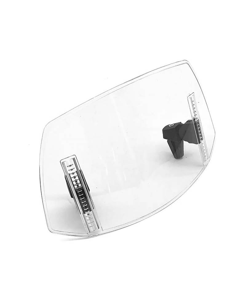YYGGWL Universal Windschild Für Suzuki DL1000 DL650 DL250 V-Strom 650 1000 XT Motorrad Windschutzscheibe Verlängerung Spoiler Windschutz Air Deflektor VS 600 800 Windabweiser Motorrad(Transparent) von YYGGWL