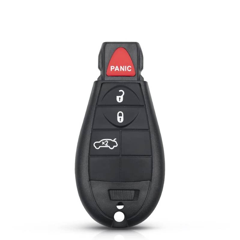 Funkschlüssel passend für Jeep Grand Cherokee 2008 2009 2010 2011 2012 2013 M3N5WY783X IYZ-C01C 433Mhz Smart Key Fob Uncut (Farbe: Blanko-Schlüsselgehäuse) von YYHHMM
