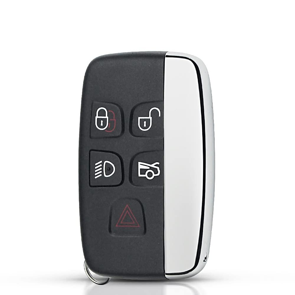 Passend für Jaguar F-Pace F-Type XE XF XJ Smart Key Ersatz Auto Funkschlüssel Gehäuse 4+1 5 Tasten Fob Blank Cover Passend für Jaguar F-Pace F-Type XE XF XJ Smart Key Ersatz Auto Funkschlüssel Gehäuse 4+1 5 Tasten Fob Blank Cover von YYHHMM