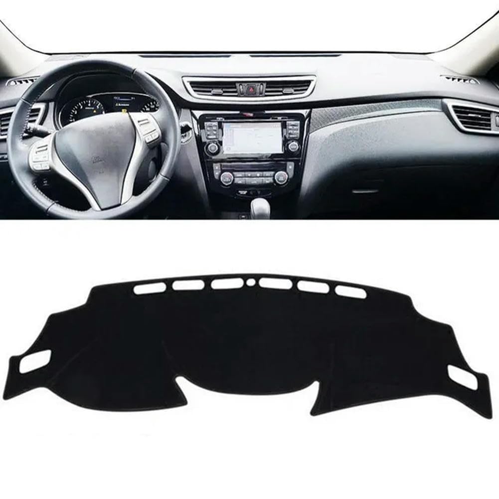 Auto-Armaturenbrett-Abdeckung, Armaturenbrett-Matte, für Nissan Qashqai J11 2014–2018 2019 2020 2021, Armaturenbrett-Abdeckung, Rutschfester Teppich-Schutzschild Auto-Armaturenbrett-Abdeckung, Armaturenbrett-Matte, für Nissan Qashqai J11 2014–2018 2019 2020 2021, Armaturenbrett-Abdeckung, Rutschfester Teppich-Schutzschild von YYNLIN