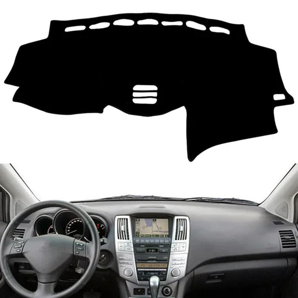 Auto-Armaturenbrett-Abdeckung, Armaturenbrett-Matte, für Toyota Harrier 2004–2013, für Lexus RX RX300 RX330 RX350 2004–09, Armaturenbrett-Abdeckung, Rutschfester Teppich-Schutzschild Auto-Armaturenbrett-Abdeckung, Armaturenbrett-Matte, für Toyota Harrier 2004–2013, für Lexus RX RX300 RX330 RX350 2004–09, Armaturenbrett-Abdeckung, Rutschfester Teppich-Schutzschild von YYNLIN