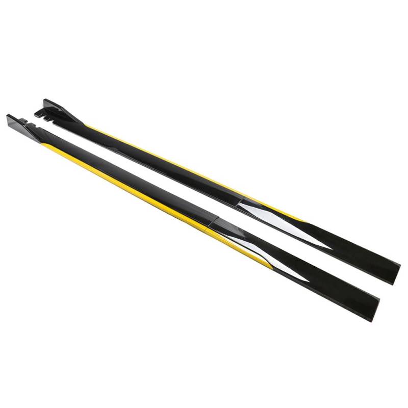 Auto Seitenschweller für Breeze (2019 2020 2021 2022 2023 2024), Seiten Schweller Splitter Lip Winglet Diffusor Anti Crash Body Kit Auto Zubehör,Yellow von YYTONGMN