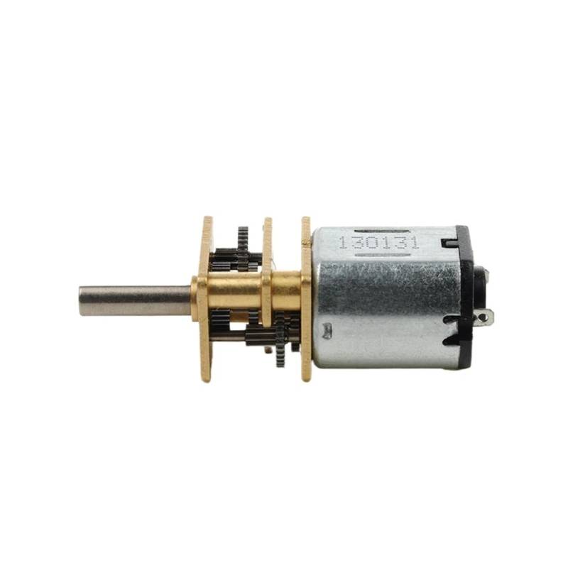 DC3V 100RPM N10 Gear electronic starter Full Metal Gearbox Speed Reducer Reduction Geared electronic starter Engine D-shaft DIY Smart Car Robot YYVFLAUX von YYVFLAUX