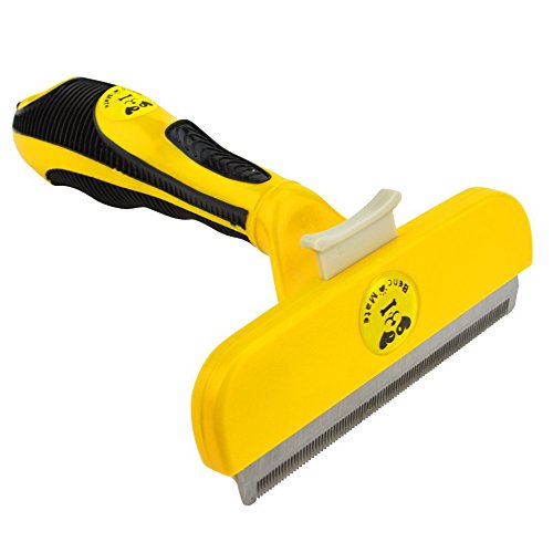 Pflegetrimmer Anti-Haaren Bürste deShedding Tool für Hunde, Katzen, Pferde und andere Haustiere,lange Haare Größe L von YYY