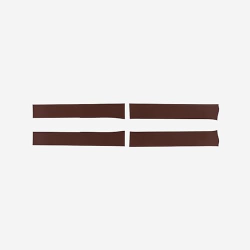 Einstiegsleistenaufkleber für Mercedes-Benz GLS 2020-2025-Fahrzeuge, Pedalschutzaufkleber, dekorative Aufkleber, rutschfest und Kratzfest, [Mocha Brown] Built-in 4-Piece Set von YYuINbi