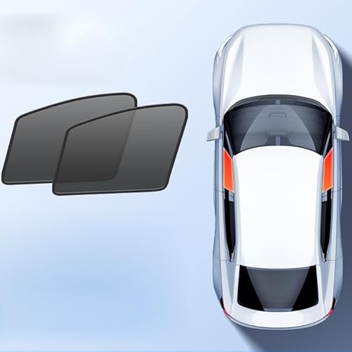 Magnetischer Sonnenschutz für Autoseitenfenster, Moskitonetz und Sonnenschutz für BMW X3 2011-2025-Batterien, 2 Front Side Windows [Note Model + Year] von YYuINbi