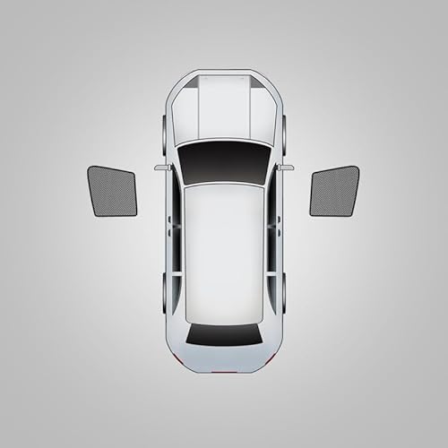 Magnetischer Sonnenschutz für Autoseitenfenster, Moskitonetz und Sonnenschutz für BMW X5/2022-2024 X5Li Extended Edition-Batterien, Front Door Left and Right Side Windows (2 Pieces) von YYuINbi