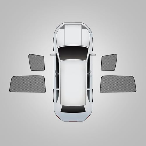 Magnetischer Sonnenschutz für Autoseitenfenster, Moskitonetz und Sonnenschutz für BMW X5/2022-2024 X5Li Extended Edition-Batterien, Front Side Window + Rear Side Window (4 Pieces) von YYuINbi