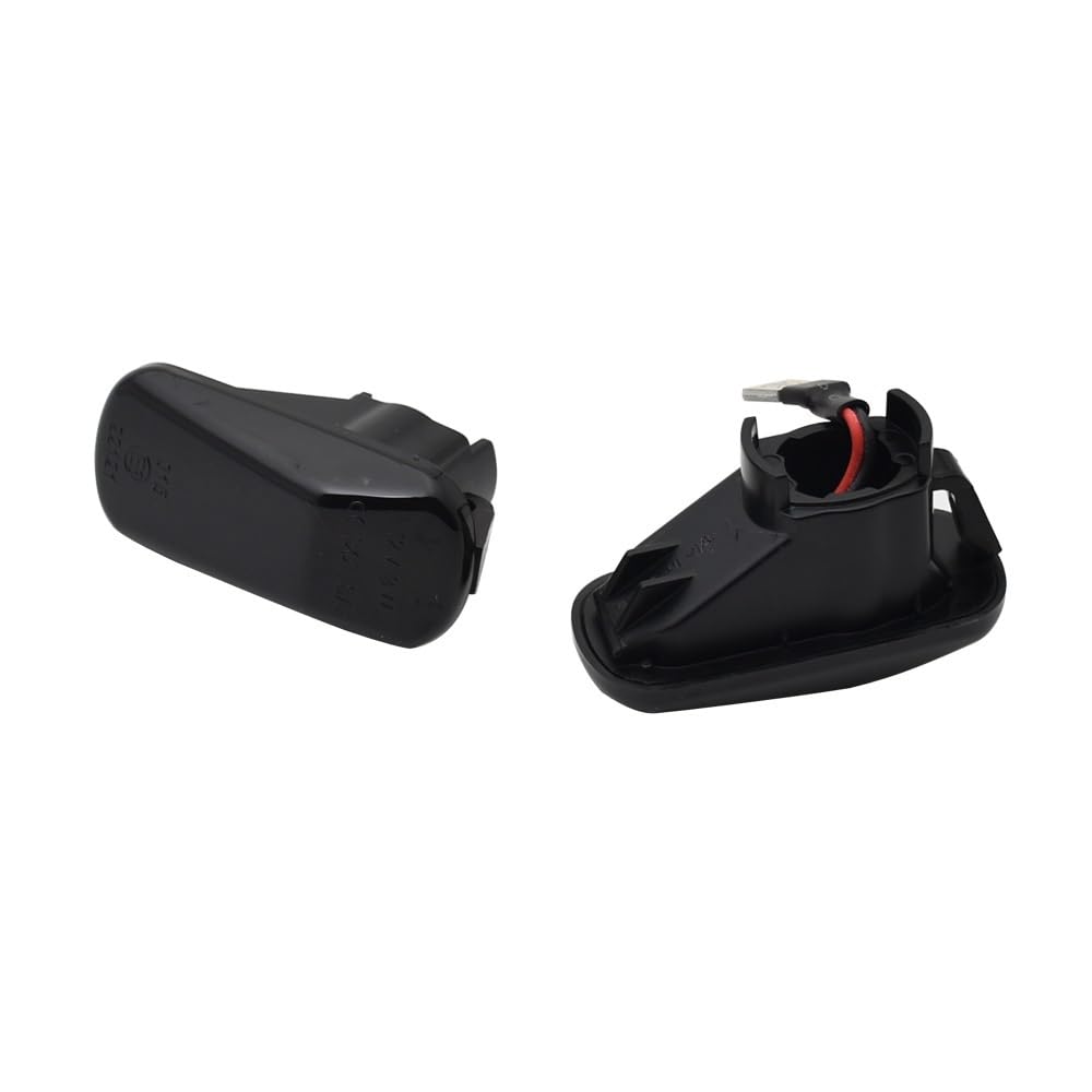YZADSXCL 2 stücke Dynamische Fender Blinker Licht Seite Marker Lampe for CRV for Accord for Civic for Stadt for Fit for Jazz for Stream HRV S2000 for Odyssey(Smoked) von YZADSXCL