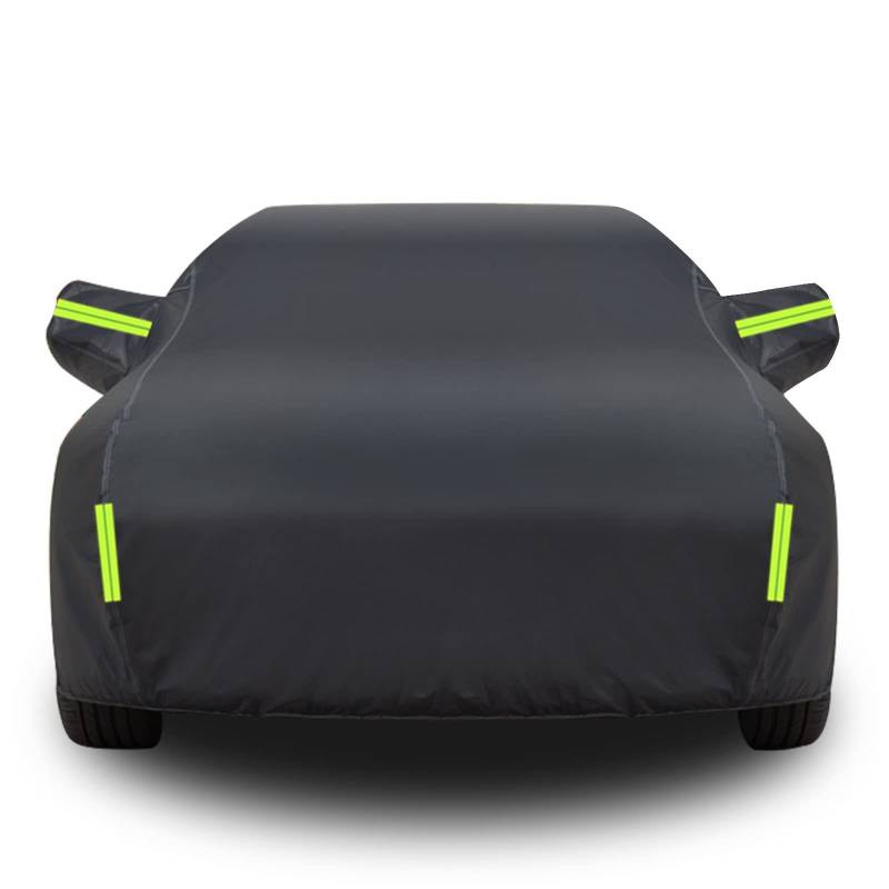 Wetterfeste Auto-Abdeckung für Audi A2, A1, A3, A4, A5, A6, A7, A8 Volle Autoabdeckung atmungsaktiv mit Baumwolle gefüllt Autoschutzhülle Auto Abdeckung(Color:01,Size:A2) von YZJL