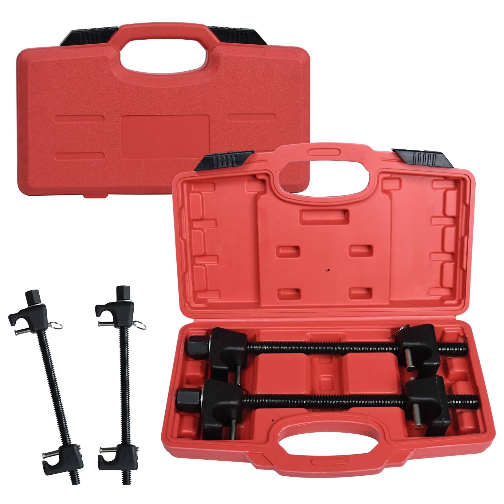 YZNAHRE 2-TLG Federspanner Auto KFZ Feder Spanner Universal Federbeinspanner Werkzeug Set Tuning Tieferlegung Spanner Federsatz max. Einspannweite 260 mm, inkl. Koffer YZNAHRE 2-TLG Federspanner Auto KFZ Feder Spanner Universal Federbeinspanner Werkzeug Set Tuning Tieferlegung Spanner Federsatz max. Einspannweite 260 mm, inkl. Koffer von YZNAHRE