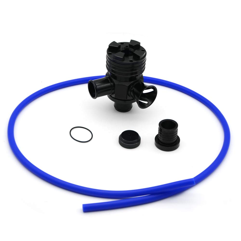 Boost Ventil,Turbo Blow Off Valve Aluminium-Abblasendeventil(Black) von YZWHKJ