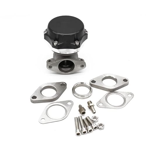 Boost Ventil,Turbo Blow Off Valve Turbo Wastegate Geeignet 3 8MM Externe Wastegate Turbo-Wastegate for alle Turbogelhostenfahrzeuge(Black) von YZWHKJ