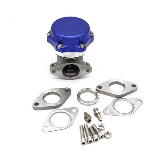Boost Ventil,Turbo Blow Off Valve Turbo Wastegate Geeignet 3 8MM Externe Wastegate Turbo-Wastegate for alle Turbogelhostenfahrzeuge(Blue) von YZWHKJ