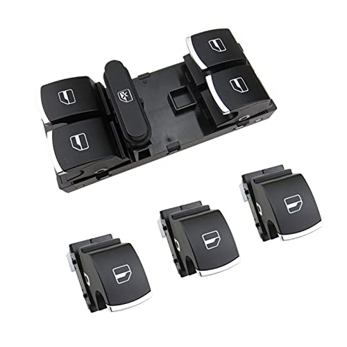 Fensterheber Schalter,Fensterhebersteuerung Auto-Innen-Power-Fensterschalter-Kontrollknopf Passend für Passat B6 3c CC Golf 5 Mk5 6 Mk6 Plus -Kaninchen 5ND 959 855 5ND 959 857 Fensterheber Schalter,Fensterhebersteuerung Auto-Innen-Power-Fensterschalter-Kontrollknopf Passend für Passat B6 3c CC Golf 5 Mk5 6 Mk6 Plus -Kaninchen 5ND 959 855 5ND 959 857 von YZWHKJ