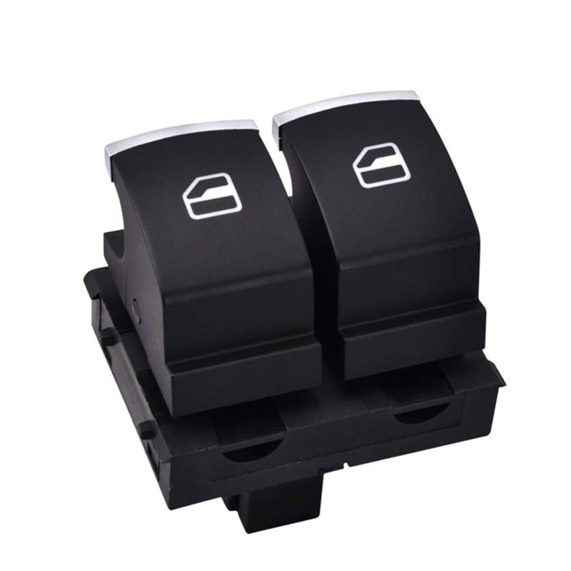 Fensterheber Schalter,Fensterhebersteuerung Fenstersteuerschalter-Taste fit verwendung für VW EOS Golf MK5 MK6 GTI 2 Tür Scirocco Polo 5k3 959 857 / 5K3 959 857 A B von YZWHKJ