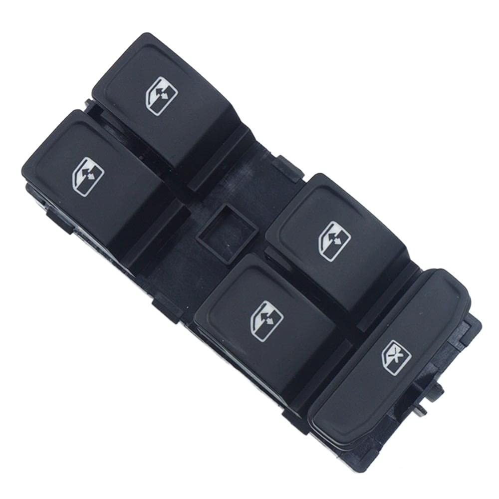 Fensterheber Schalter,Fensterhebersteuerung Leistungsfenster Switch Control-Taste fit verwendung für Volkswagen VW Golf MK7 Passat B8 Touran 2014 2015 2016 2017 2018 OE: 5G0959857A(Without Chrome) von YZWHKJ