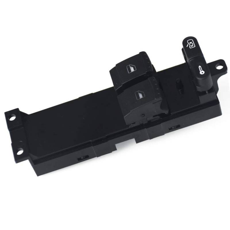 Fensterheber Schalter,Fensterhebersteuerung Neueste Power-Fenster-Schalter fit verwendung für Skoda Fabia Octavia Passend für Volkswagen Passend für VW Golf MK4 Doppeltür(Red) von YZWHKJ