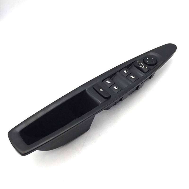 Fensterheber Schalter,Fensterhebersteuerung Passend für Citroen C4 Window Switch Power Window Regler Control Switch-Taste mit Panel 2004 bis 2010 Zubehör vorne Links(Automatic Rearview) von YZWHKJ