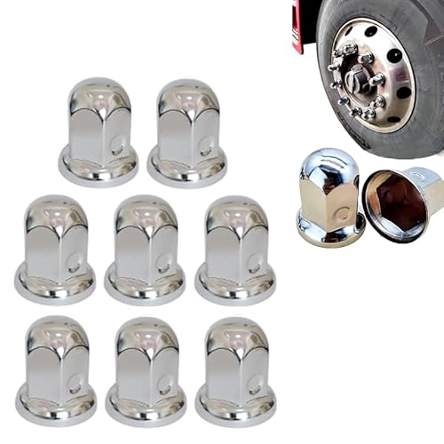 Radschrauben,Radmuttern Radmuttern-Abdeckungen 33 mm, Metall, verchromt, universelle Schutzkappe for Schraubenköpfe, äußere dekorative Felgenschraube, LKW, Bus Radschrauben,Radmuttern Radmuttern-Abdeckungen 33 mm, Metall, verchromt, universelle Schutzkappe for Schraubenköpfe, äußere dekorative Felgenschraube, LKW, Bus von YZWHKJ