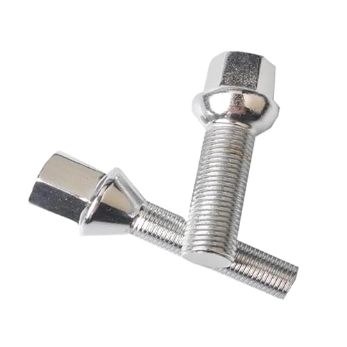 Radschrauben,Radmuttern Stahlradschrauben M12x1,5 14x1,5 14x1,25 12x1,25 in verschiedenen Längen, 10 Stück, passend for BMW, passend for Audi, passend for Mercedes, passend for Porsche(10pcs round 55m Radschrauben,Radmuttern Stahlradschrauben M12x1,5 14x1,5 14x1,25 12x1,25 in verschiedenen Längen, 10 Stück, passend for BMW, passend for Audi, passend for Mercedes, passend for Porsche(10pcs round 55m von YZWHKJ