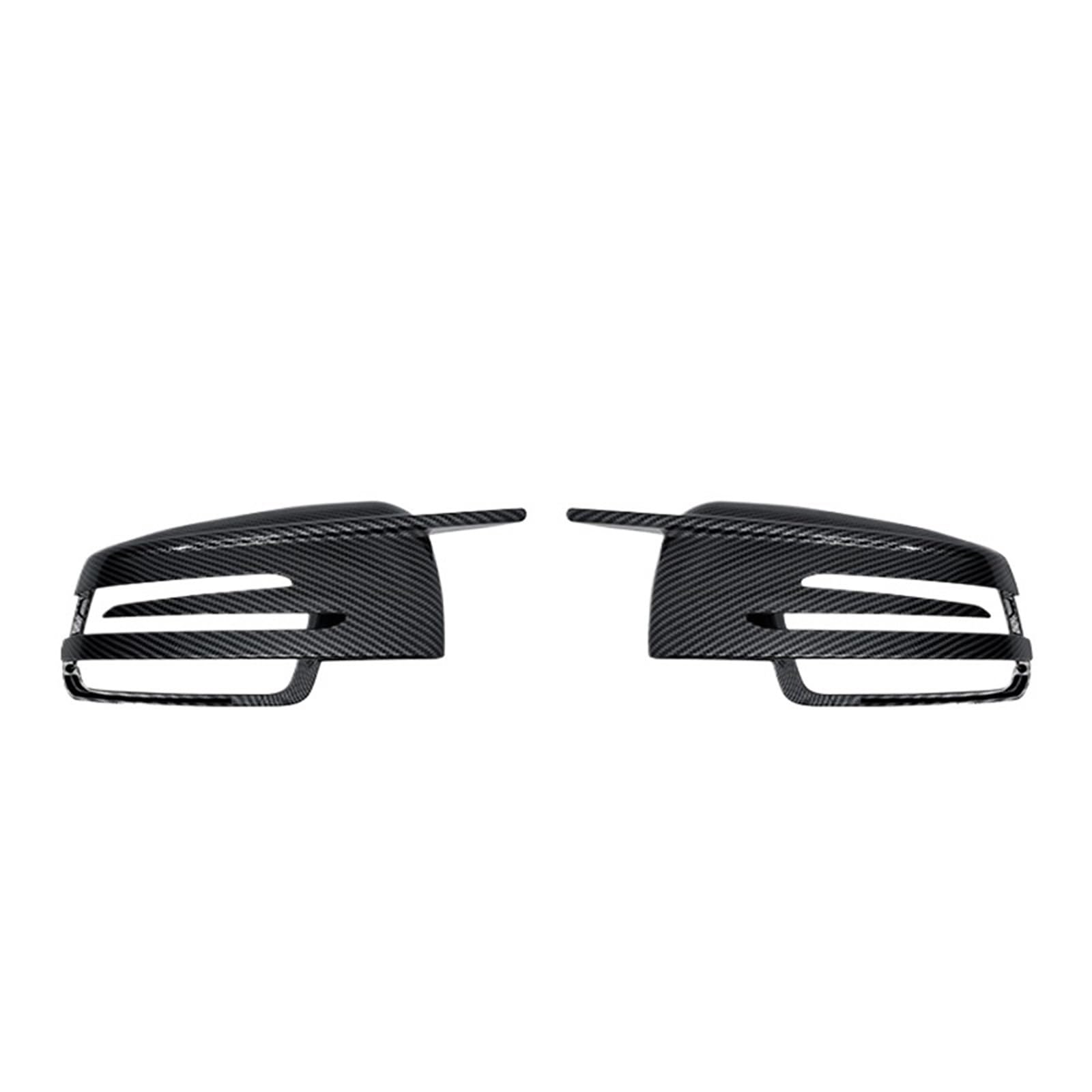 Spiegelkappen,Auto Spiegelkappen 2 Stücke Ersatz Rück Seite Spiegel Abdeckung Kappen Fit Passend Für Mercedes Benz W176 W246(Carbon Fiber) von YZWHKJ