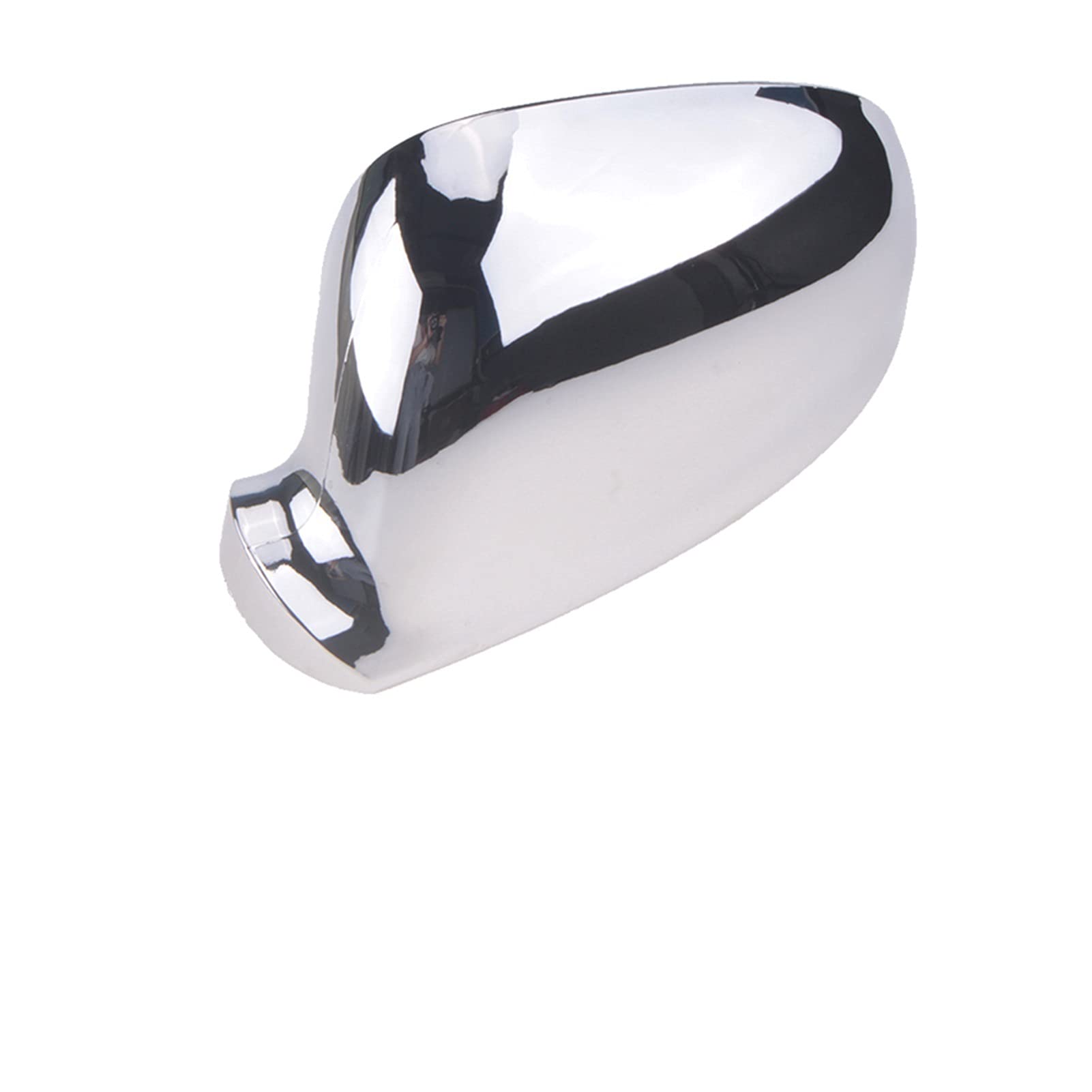 Spiegelkappen,Auto Spiegelkappen Chrom Rückspiegelkappe, Flügelseitenspiegelabdeckung Gehäuse Passend für VW Golf Rabbit Jetta MK5 06-09, Passat 2003-2005, Autozubehör(Wing Mirror Left) von YZWHKJ