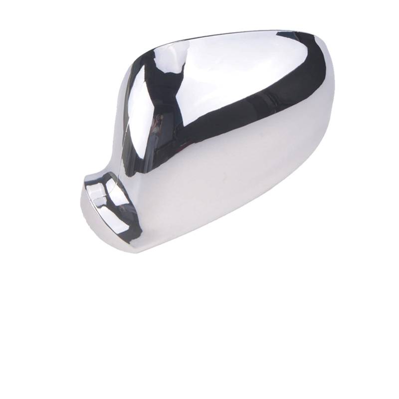 Spiegelkappen,Auto Spiegelkappen Chrom Rückspiegelkappe, Flügelseitenspiegelabdeckung Gehäuse Passend für VW Golf Rabbit Jetta MK5 06-09, Passat 2003-2005, Autozubehör(Wing Mirror Left) von YZWHKJ