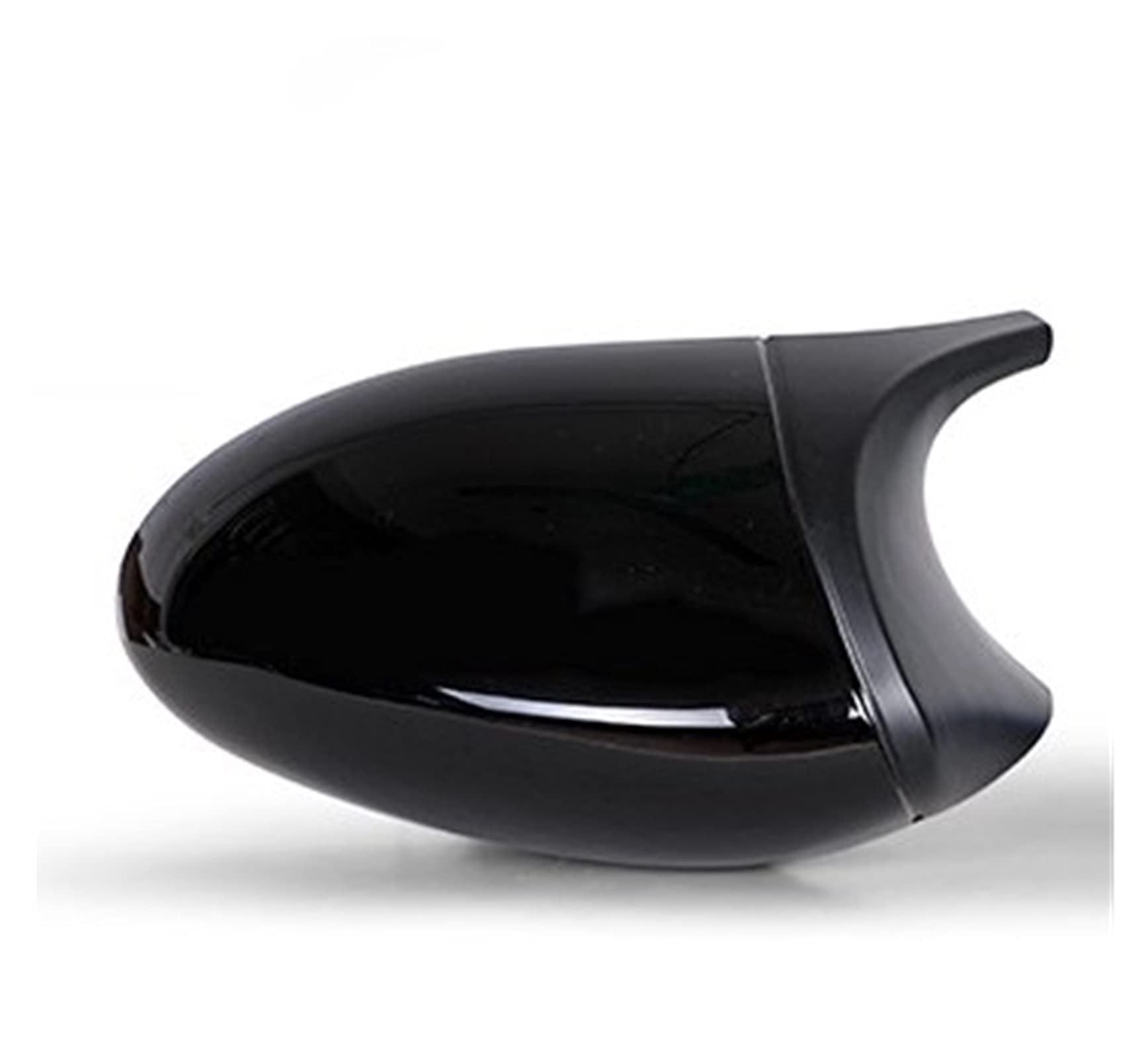 Spiegelkappen,Auto Spiegelkappen Cock Black Passend für BMW 1 3 Serie E81 E82 E87 E88 E90 E91 E92 E93 Seitenflügel Rückspiegel Abdeckkappe Autozubehör(Black Left) von YZWHKJ