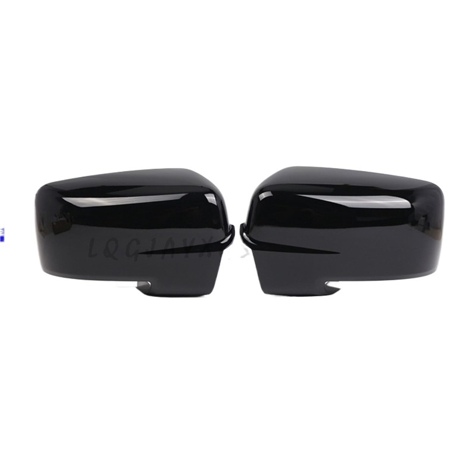Spiegelkappen,Auto Spiegelkappen Passend Für Dodge Ram 1500-5000 Spiegelgehäuse, Helle Schwarze Rückspiegelgehäuseabdeckung.(Bright Black 1 Set) von YZWHKJ