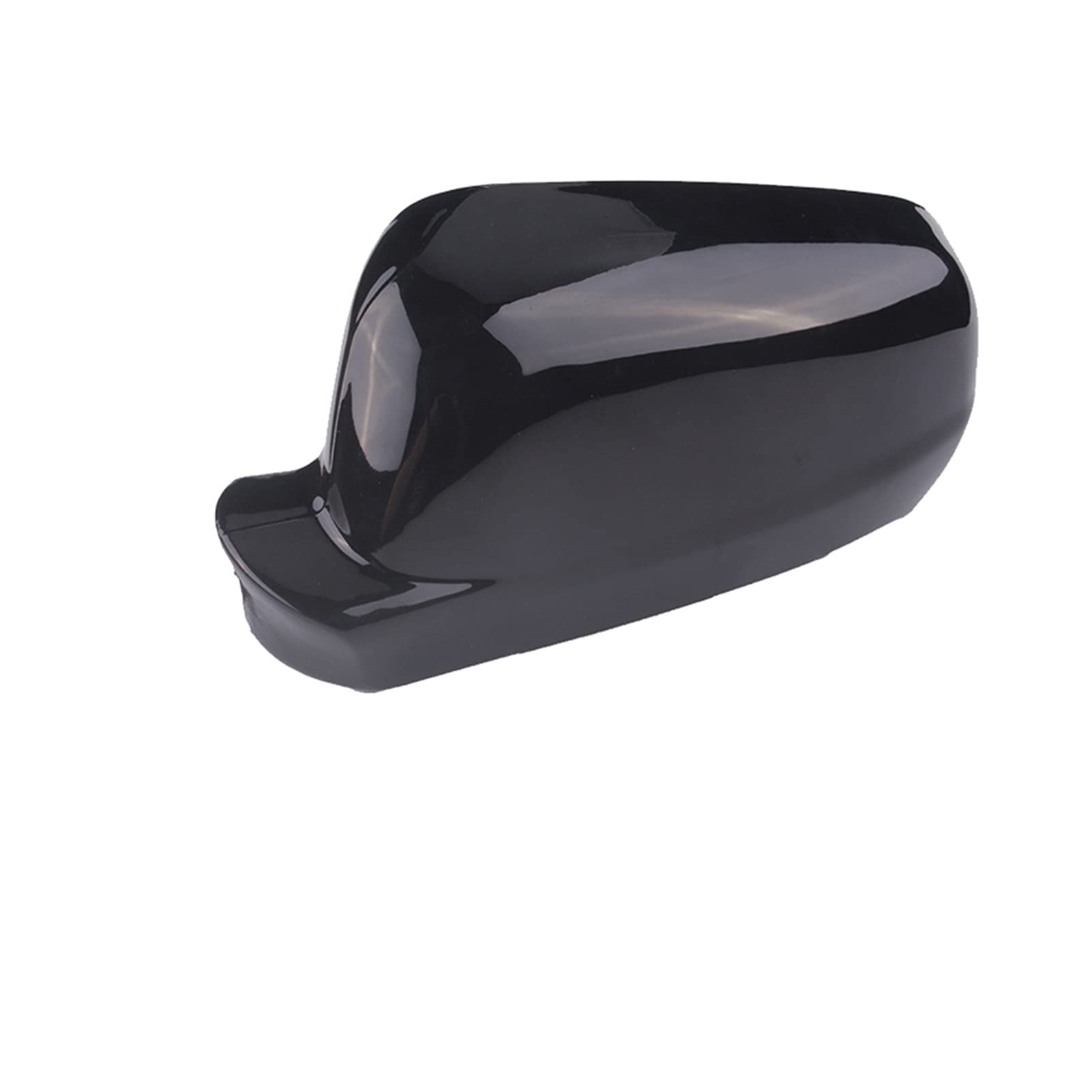 Spiegelkappen,Auto Spiegelkappen Rückspiegelkappe, glänzender schwarzer Flügelseitenspiegelabdeckung der gleichen größe Passend für Golf 4, mk4, Bora, 1998-2004 autozubehör(Wing Mirror Left) von YZWHKJ
