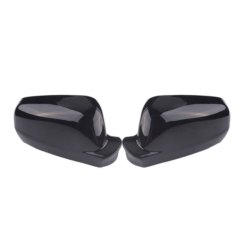 Spiegelkappen,Auto Spiegelkappen Rückspiegelkappe, glänzender schwarzer Flügelseitenspiegelabdeckung der gleichen größe Passend für Golf 4, mk4, Bora, 1998-2004 autozubehör(Wing Mirror Pair) von YZWHKJ