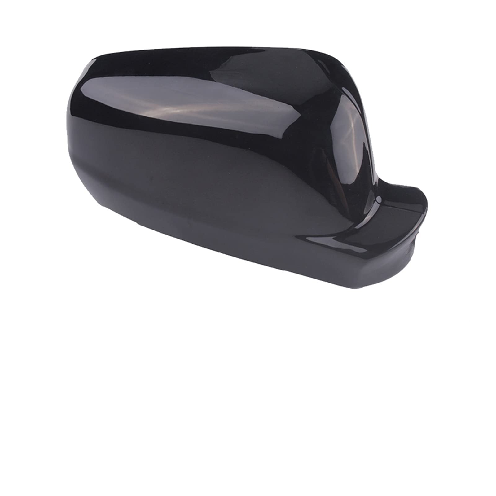Spiegelkappen,Auto Spiegelkappen Rückspiegelkappe, glänzender schwarzer Flügelseitenspiegelabdeckung der gleichen größe Passend für Golf 4, mk4, Bora, 1998-2004 autozubehör(Wing Mirror Right) von YZWHKJ