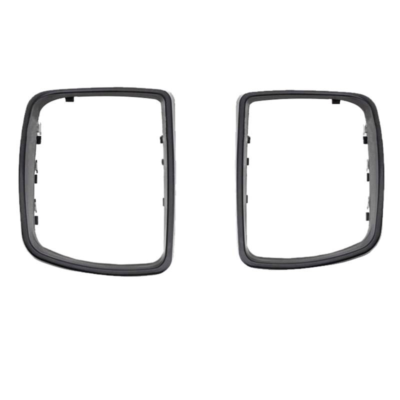 Spiegelkappen,Auto Spiegelkappen Seitenspiegel-Abdeckkappe Passend Für BMW E53 X5 2000–2006 Autotür-Außenspiegelhalter Rückspiegel-Zierring Gehäuserahmen(Mirror Frame a Pair) von YZWHKJ