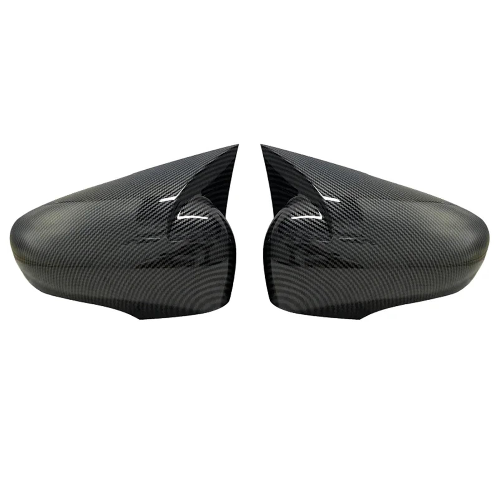 Spiegelkappen,Auto Spiegelkappen Seitenspiegelabdeckung Passend für Clio 4 IV 2012–2020, Zubehör, Auto-Sport-Design(Carbon Fiber Pattern) von YZWHKJ