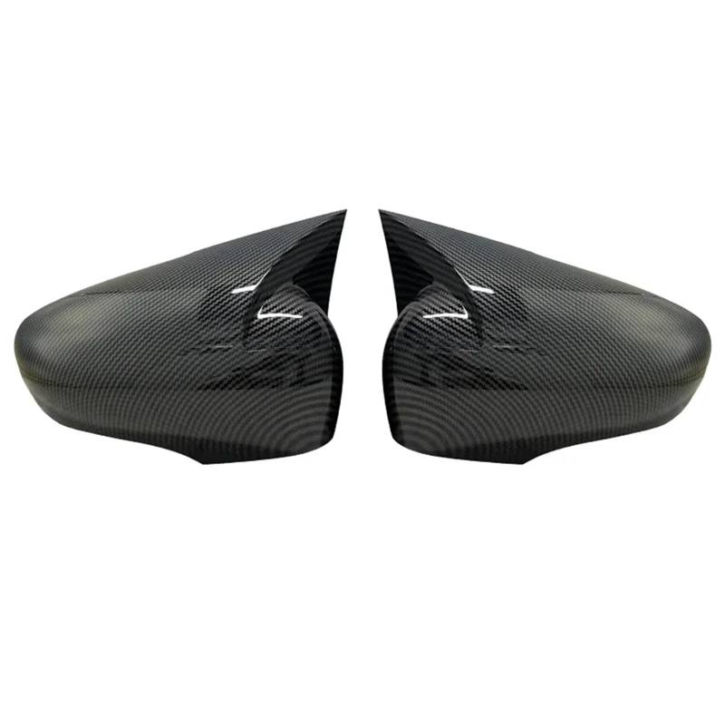 Spiegelkappen,Auto Spiegelkappen Seitenspiegelabdeckung Passend für Clio 4 IV 2012–2020, Zubehör, Auto-Sport-Design(Carbon Fiber Pattern) von YZWHKJ