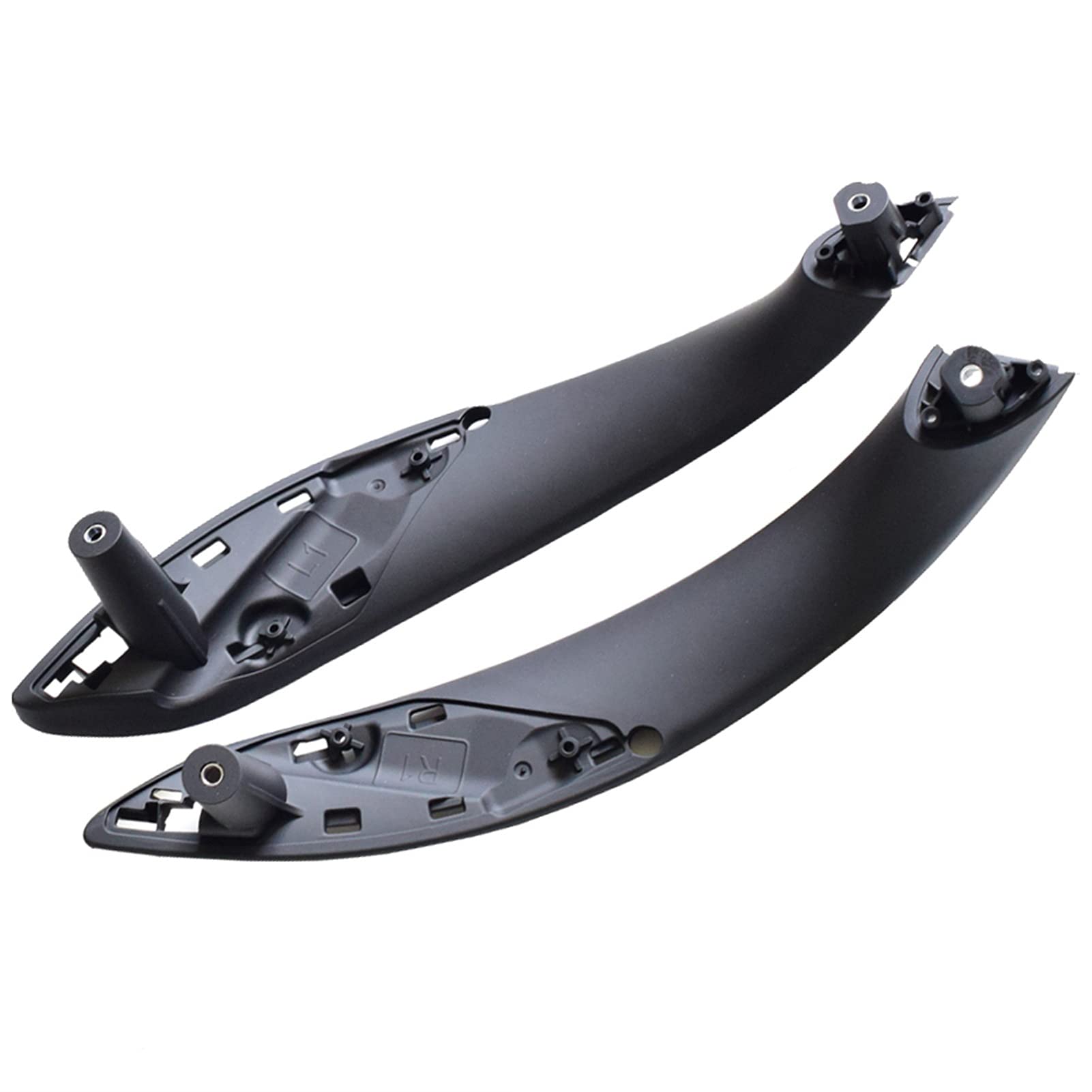 Türgriff Innen Auto,Türgriff innen Autozubehör Auto Innentüren Griff Pull-Trim-Abdeckung Fit Verwendung for BMW 3 Serie 2013-2018 F30 316D 318D 320D F31 320I 325D(Black 2pcs Front) von YZWHKJ