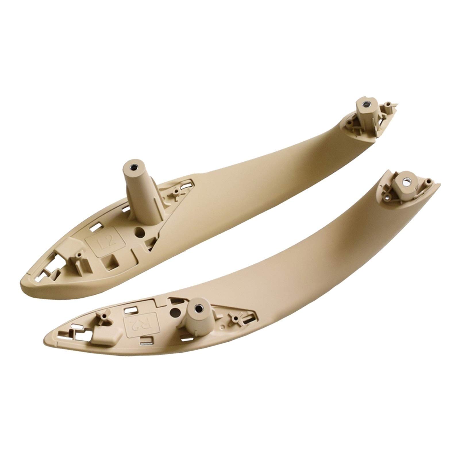 Türgriff Innen Auto,Türgriff innen Autozubehör FIT FIT for BMW 3 Series F30 316D 318D F31 320i 325D Innere Türen Panel Griff Pull-Trimmabdeckung(Beige 2pcs Rear) von YZWHKJ