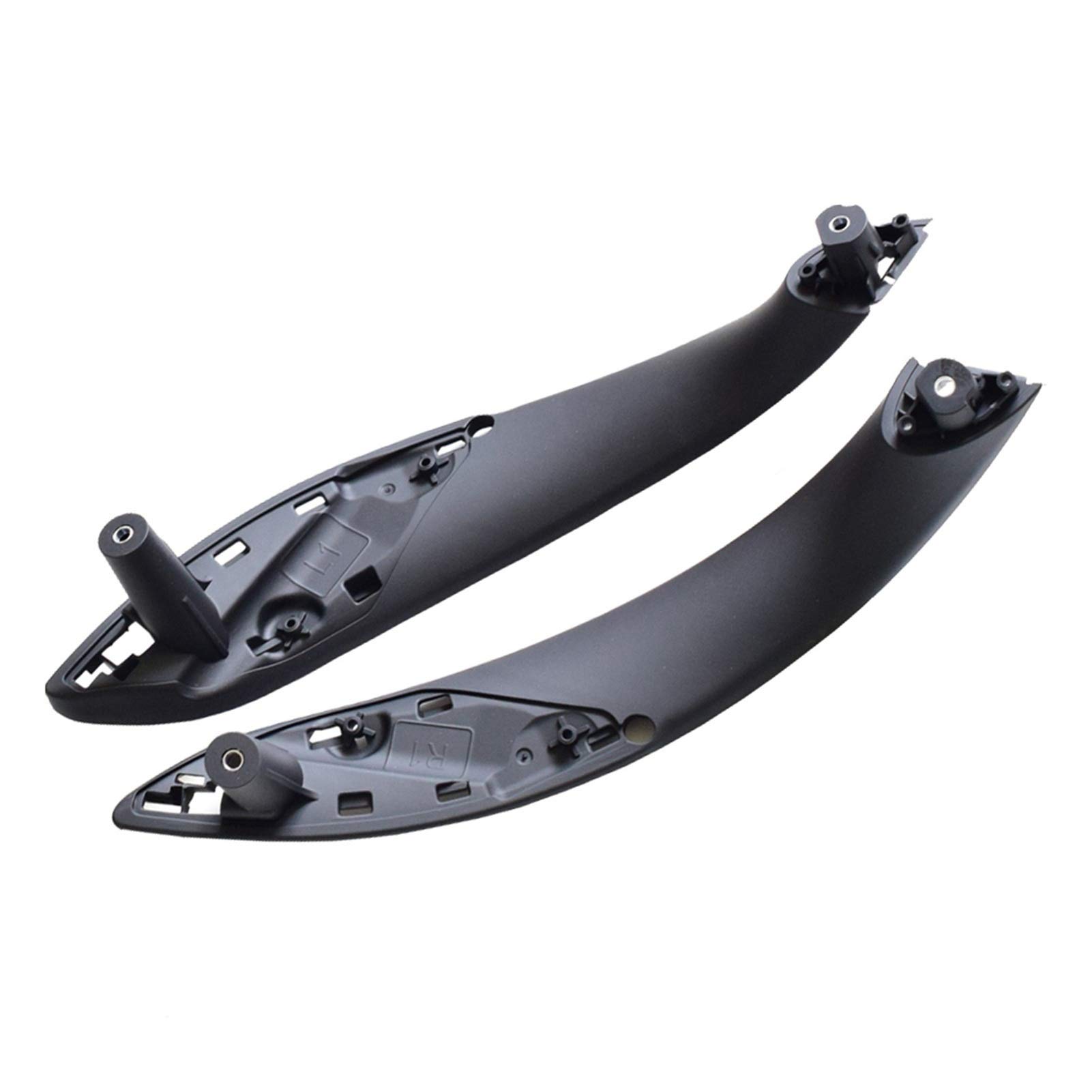 Türgriff Innen Auto,Türgriff innen Autozubehör FIT FIT for BMW 3 Series F30 316D 318D F31 320i 325D Innere Türen Panel Griff Pull-Trimmabdeckung(Black 2pcs Front) von YZWHKJ