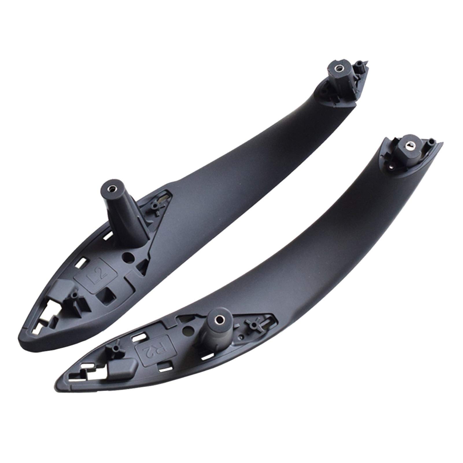 Türgriff Innen Auto,Türgriff innen Autozubehör FIT FIT for BMW 3 Series F30 316D 318D F31 320i 325D Innere Türen Panel Griff Pull-Trimmabdeckung(Black 2pcs Rear) von YZWHKJ