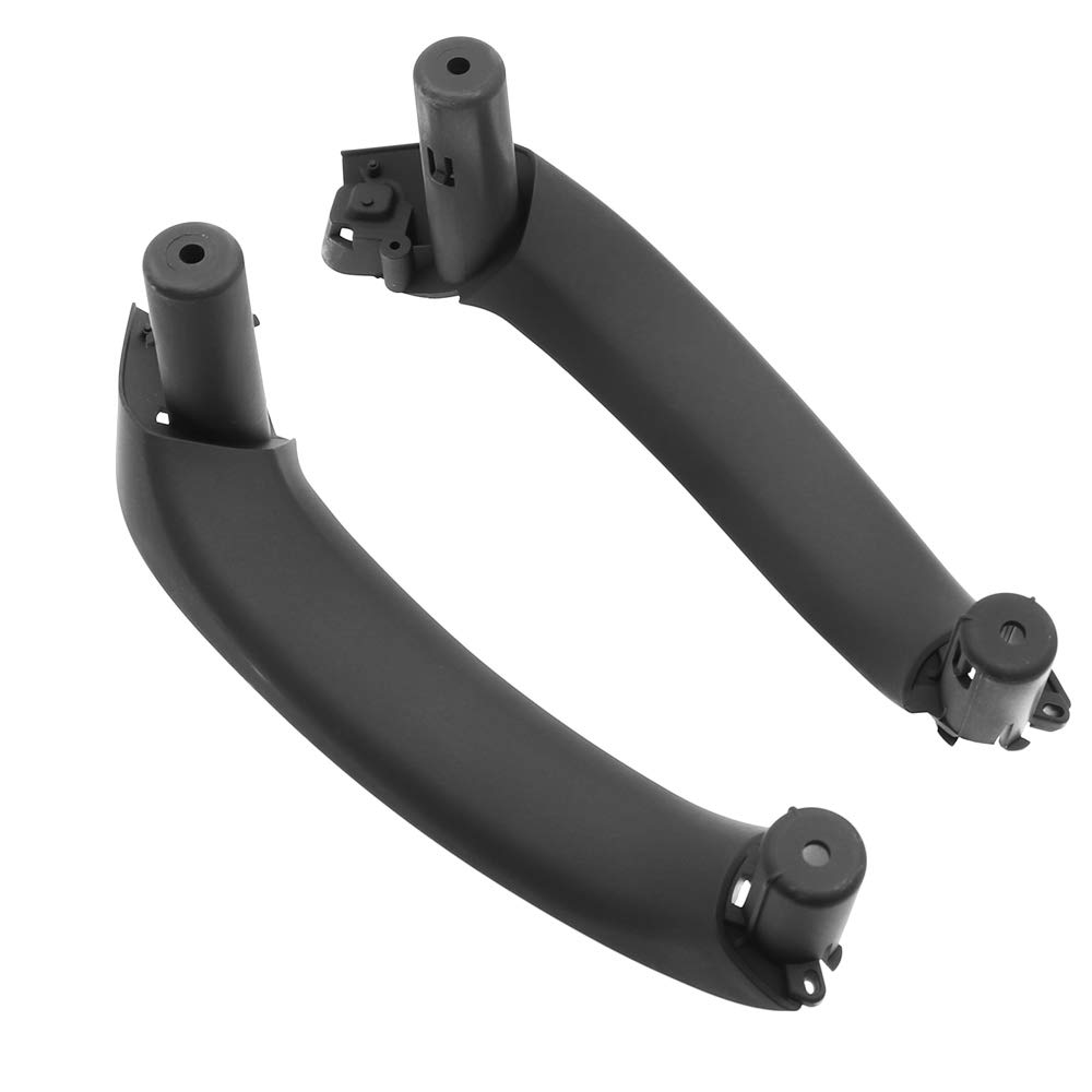 Türgriff Innen Auto,Türgriff innen Beige Schwarze 2 stücke Auto Innentürgriff Links rechts fit Verwendung Passend für BMW X3 F25 X4 F26 Innentüren Panel Pull-Ziehabdeckung(Black) von YZWHKJ