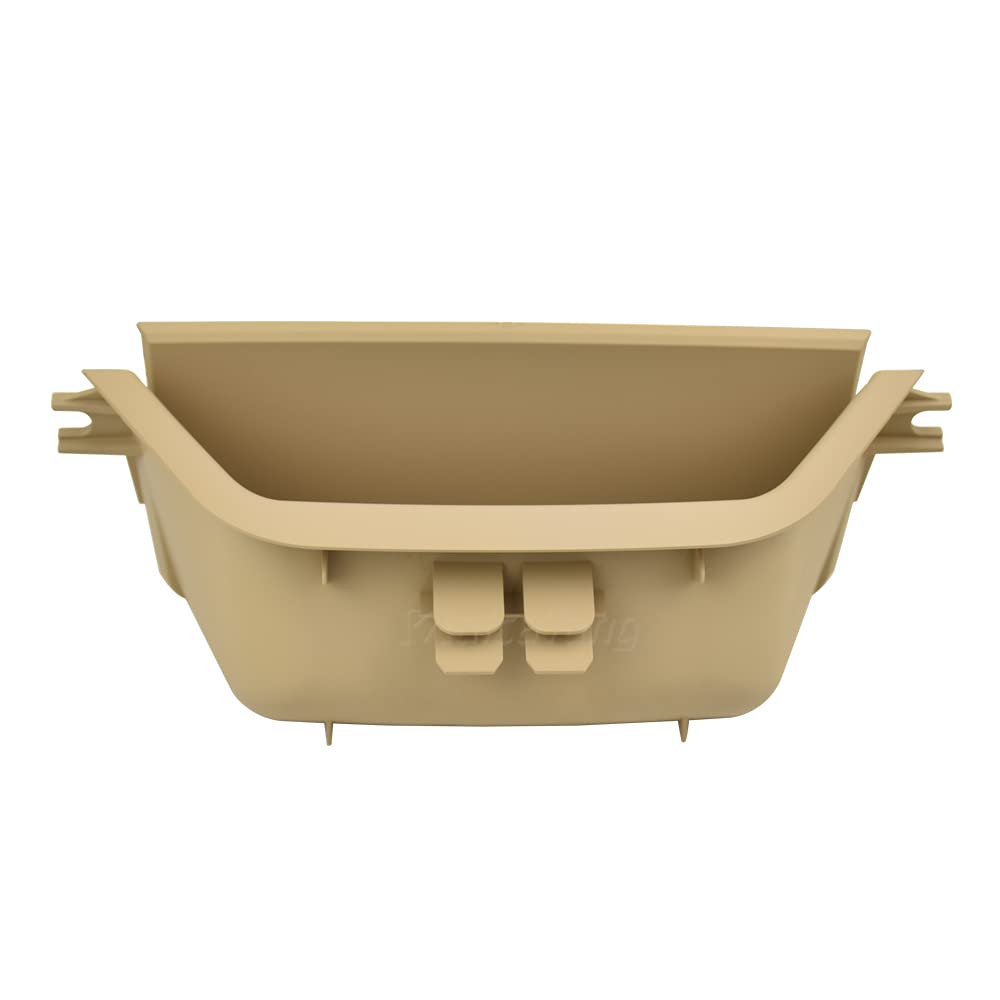Türgriff Innen Auto,Türgriff innen Beige schwarzes Auto Links rechts Innentürgriff Innere Türplatte Griff Pull-Trimmabdeckung Fit Passend für BMW X3 X4 F25 F26 2010-2017(Beige) von YZWHKJ