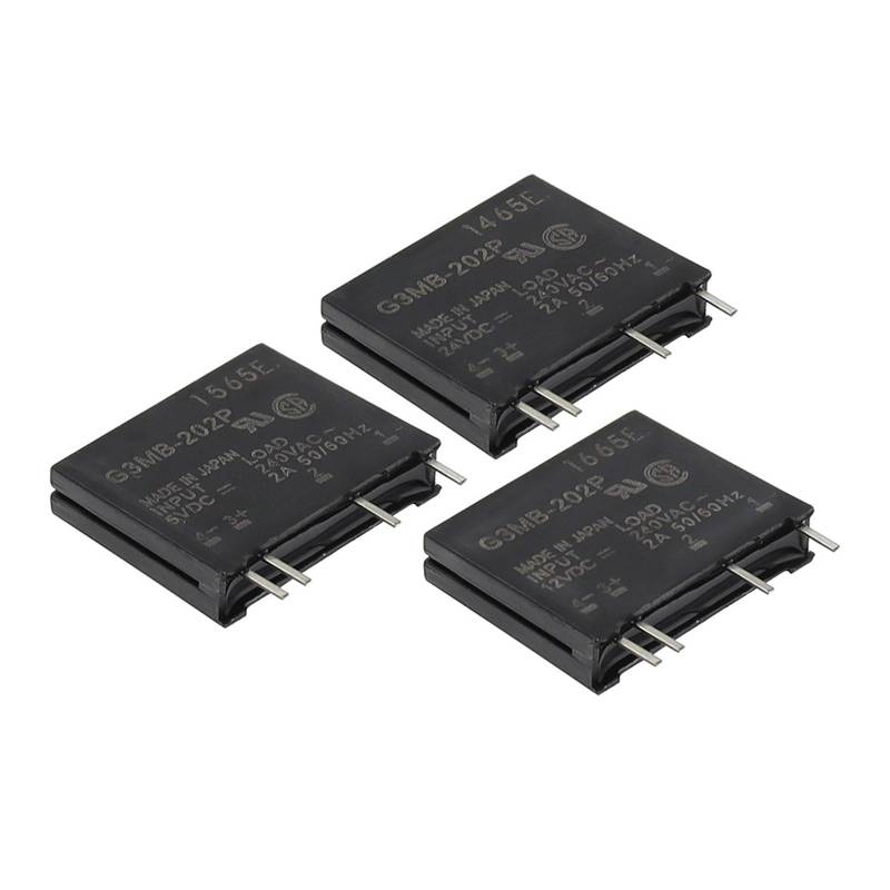 1 Stücke 5 V 12 V 24 V DC-AC Solid State Relaismodul G3MB-202P G3MB 202P PCB SIP SSR AC 240 V 2A Snubber Schaltung Widerstand Relaisschalter(5V) von YZZMY