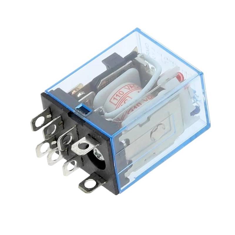 1 stücke Allgemeine Zweck LY2NJ HH62P Elektronische Micro Elektromagnetische Relais LED Lampe 10A 8 Pins Spule DPDT DC12V 24V AC110V 220V(DC 110V) von YZZMY