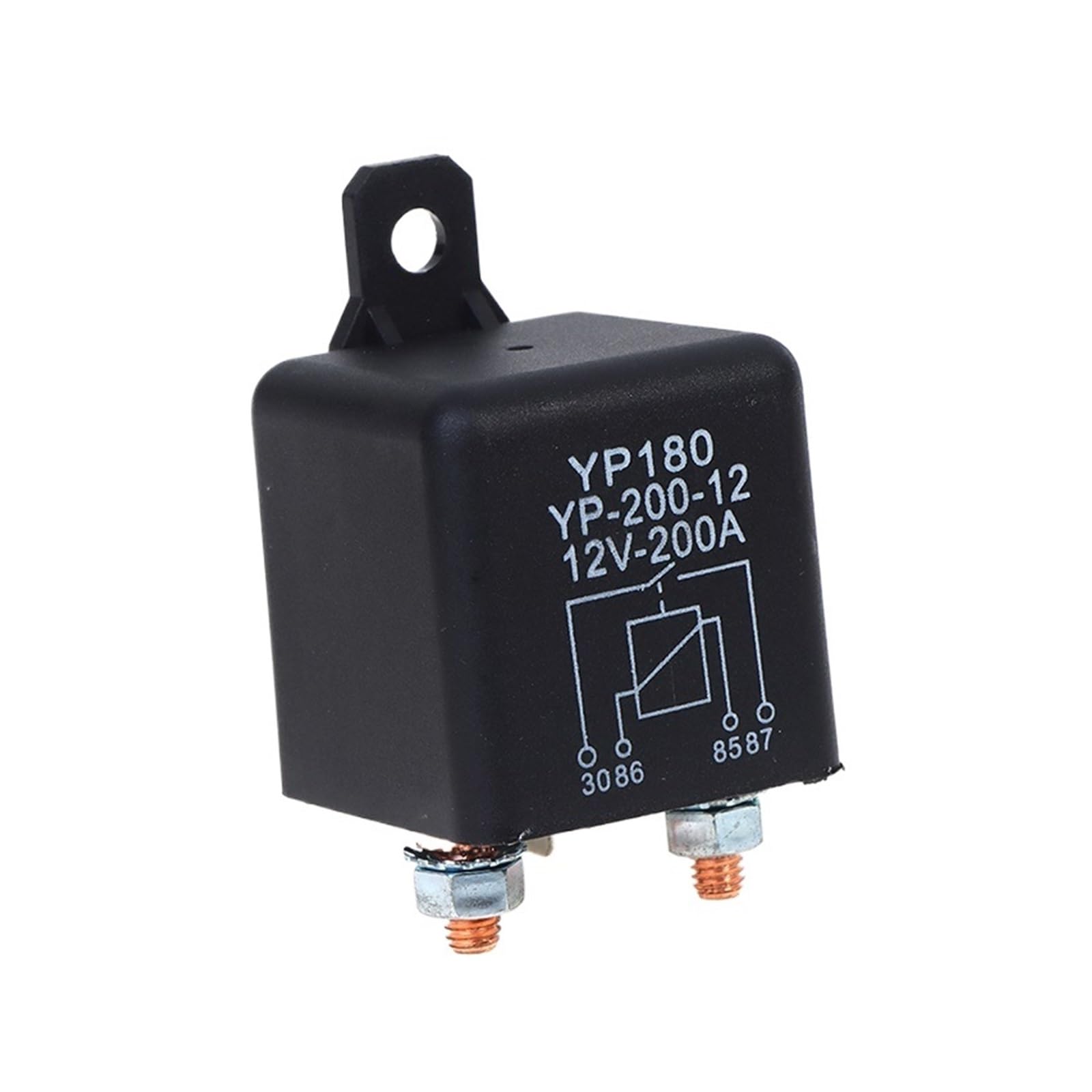 4-poliges Kfz-Relais Hochstrom 12V 24V 200A 120A 100A Motorrelais für LKW (12V 200A) von YZZMY