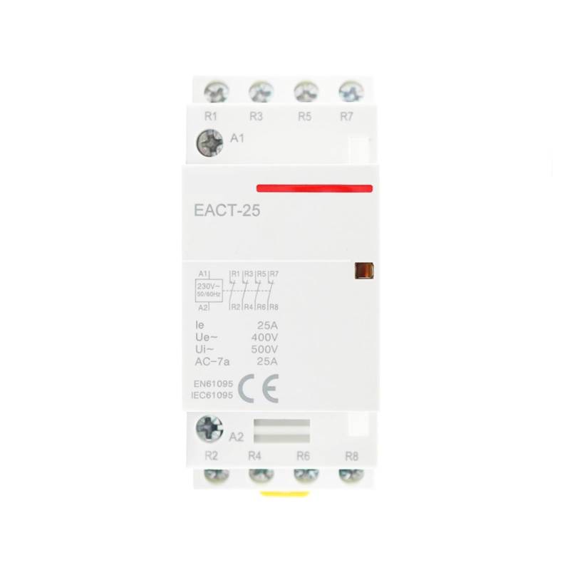 4P 16-25A AC 220V 230V 50/60Hz Din-schiene Haushalt AC Modulare Schütz Schalter Controller 4NO 4NC 2NO 2NC Sm-art Home Haus Hotel(20A,4NC_24V) von YZZMY