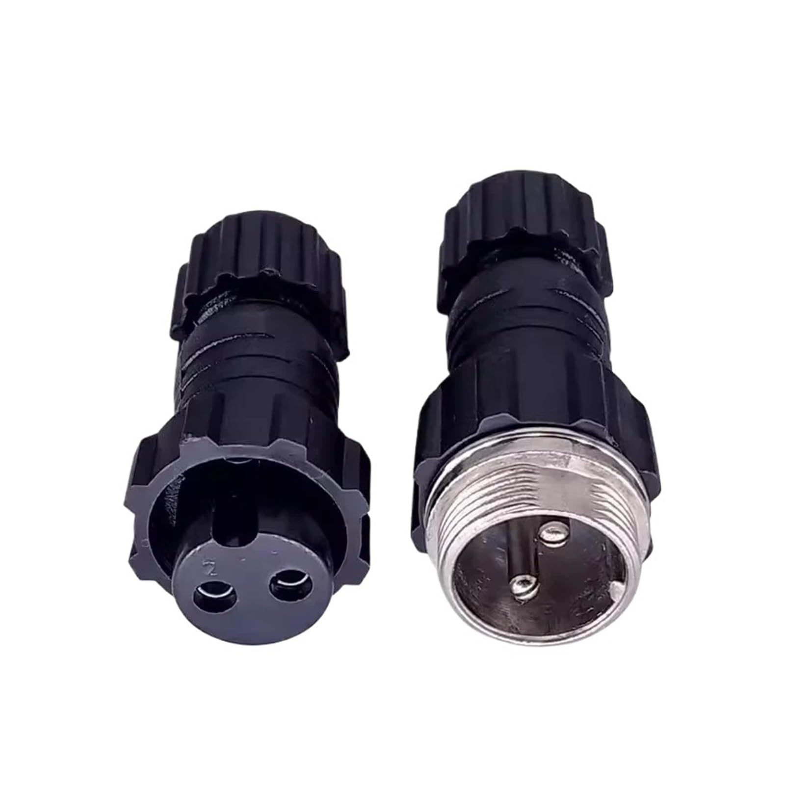 5/20 Sets GX16 M16 QL16 16MM Aviation Steckdose Männlich Weiblich Docking Back Nut Panel Mounted Connector mit 2/3/4/5/6/7/8/9 Pins(Docking 2P,100 Sets) von YZZMY