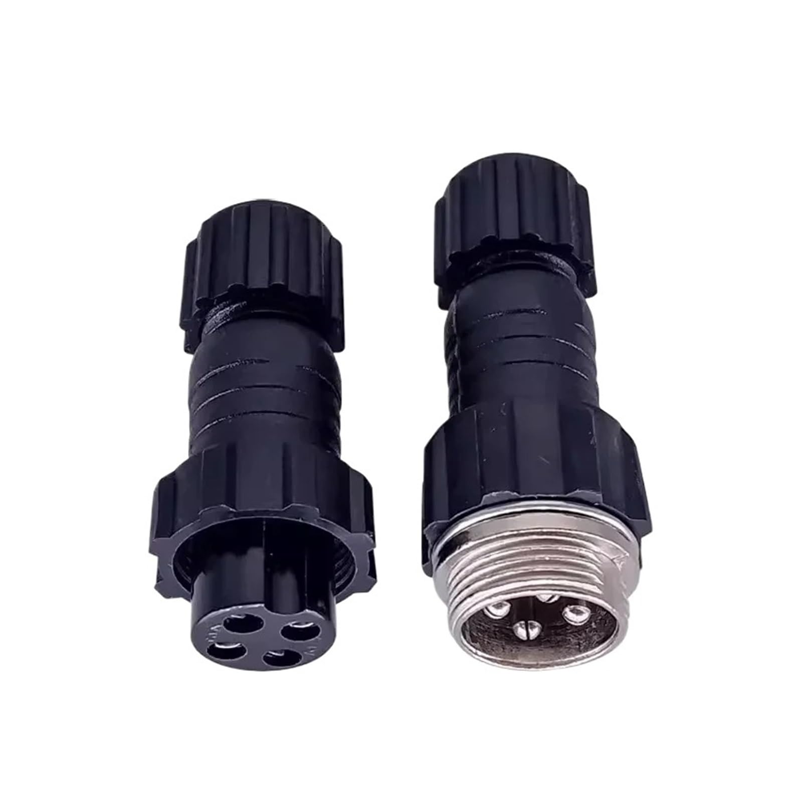 5/20 Sets GX16 M16 QL16 16MM Aviation Steckdose Männlich Weiblich Docking Back Nut Panel Mounted Connector mit 2/3/4/5/6/7/8/9 Pins(Docking 4P,100 Sets) von YZZMY
